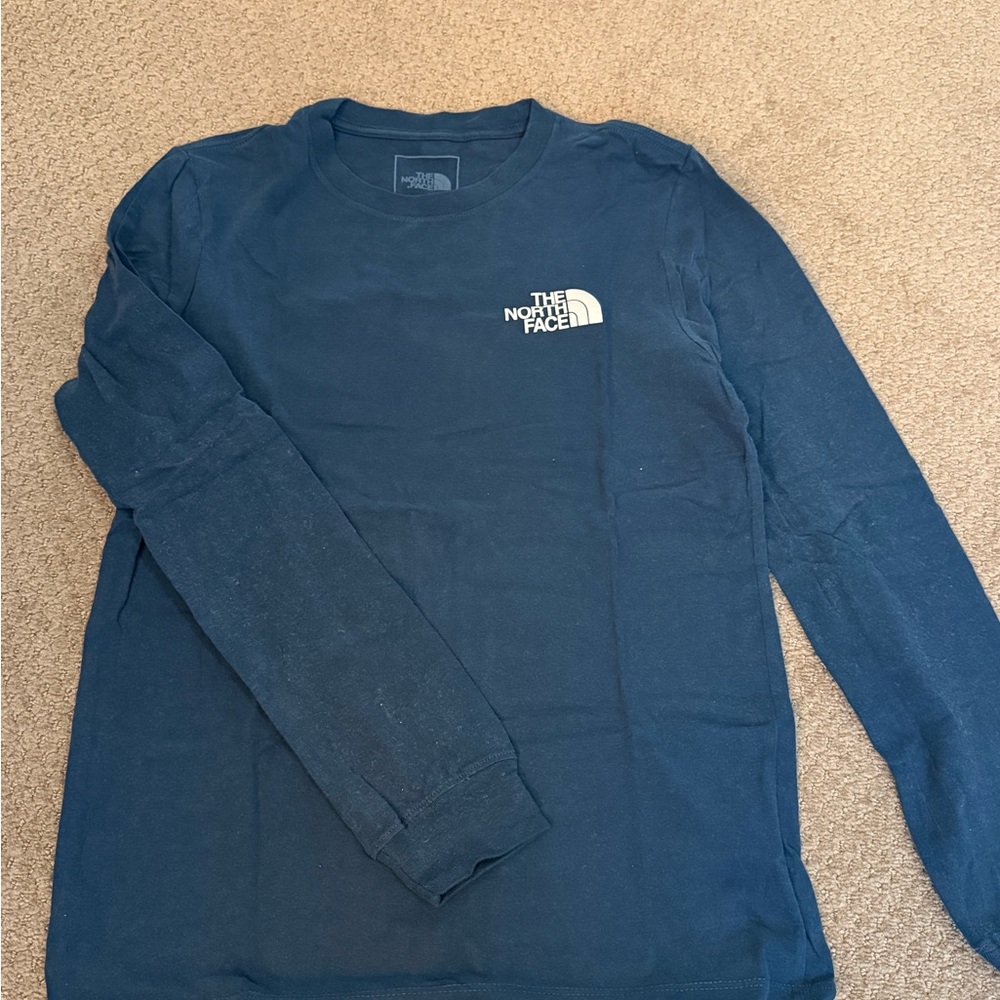 The North Face Navy Long Sleeve Tee